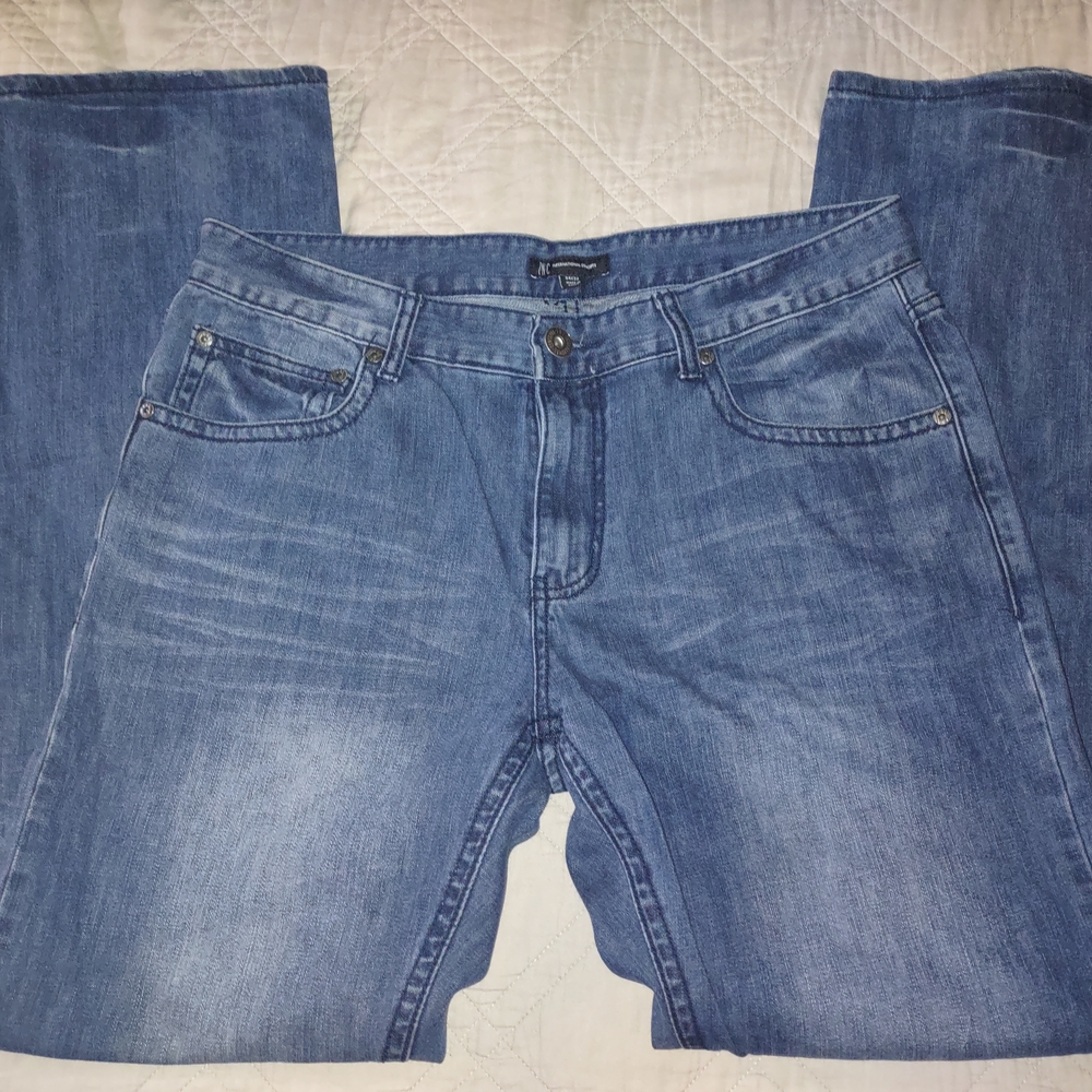 INC International Concepts Relaxed Fit Blue Jeans